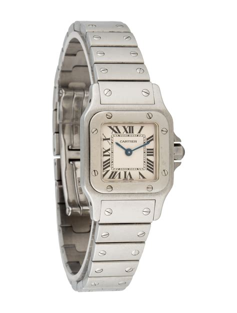 cartier santos small size|santos de cartier small.